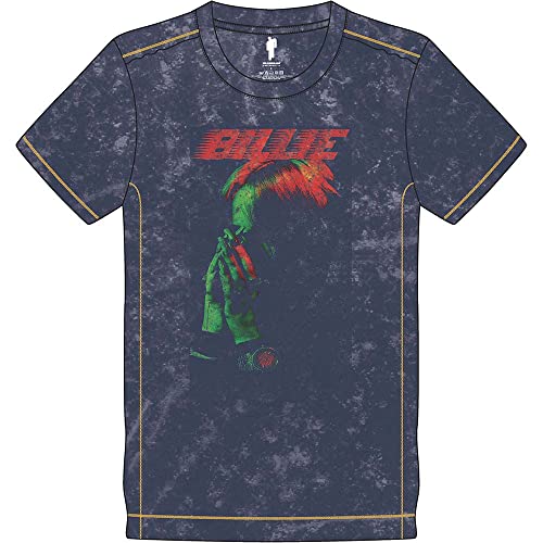 Amazon.com: Billie Eilish Men's Hands Face (Snow Wash) Vintage T